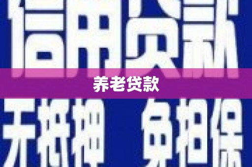 苓雅养老贷款