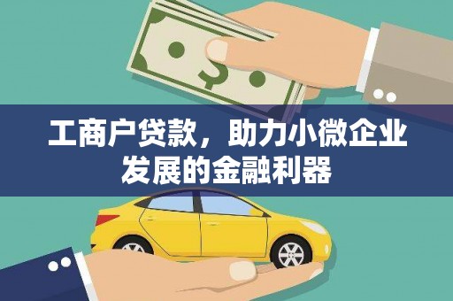 苓雅工商户贷款，助力小微企业发展的金融利器