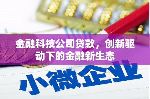 苓雅金融科技公司贷款，创新驱动下的金融新生态