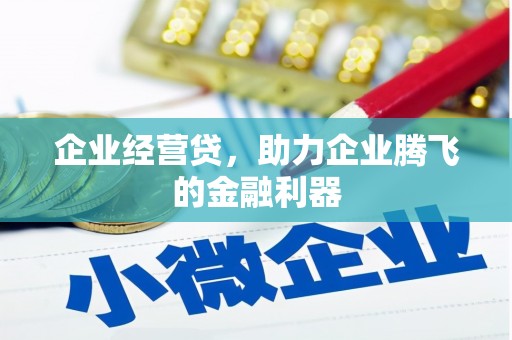 苓雅企业经营贷，助力企业腾飞的金融利器