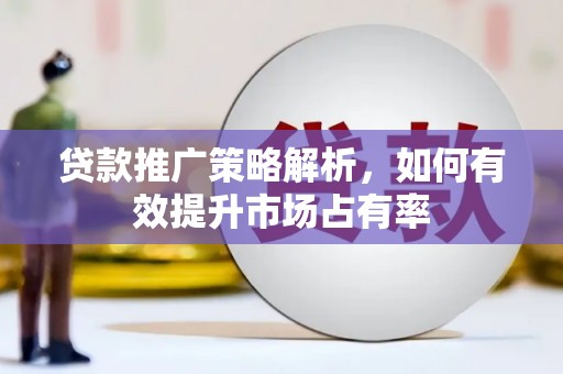苓雅贷款推广策略解析，如何有效提升市场占有率