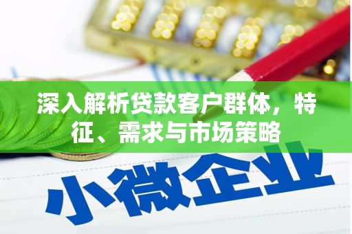 苓雅深入解析贷款客户群体，特征、需求与市场策略