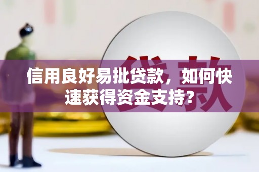 苓雅信用良好易批贷款，如何快速获得资金支持？