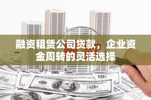 苓雅融资租赁公司贷款，企业资金周转的灵活选择