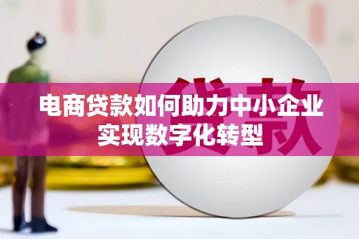 苓雅电商贷款如何助力中小企业实现数字化转型
