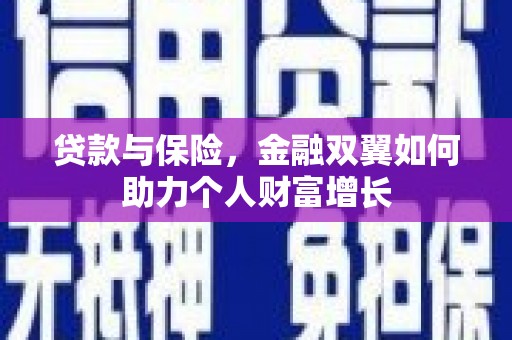 苓雅贷款与保险，金融双翼如何助力个人财富增长