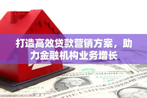 苓雅打造高效贷款营销方案，助力金融机构业务增长