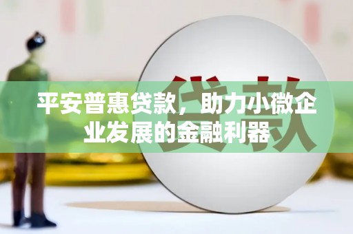 苓雅平安普惠贷款，助力小微企业发展的金融利器