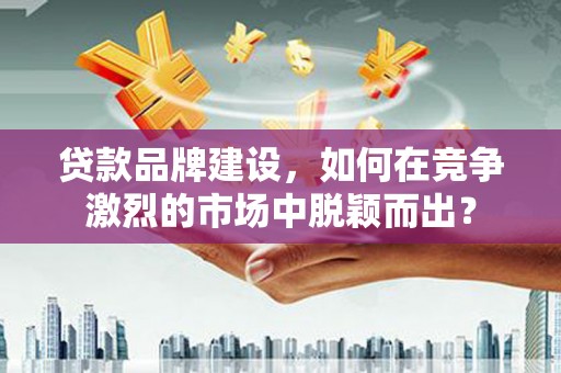 苓雅贷款品牌建设，如何在竞争激烈的市场中脱颖而出？