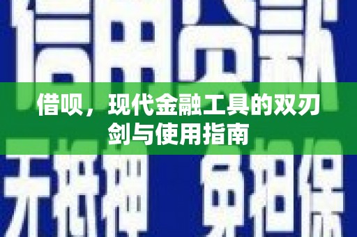 苓雅借呗，现代金融工具的双刃剑与使用指南
