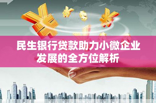 苓雅民生银行贷款助力小微企业发展的全方位解析