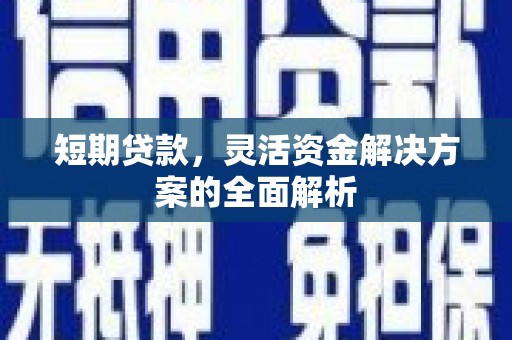 苓雅短期贷款，灵活资金解决方案的全面解析