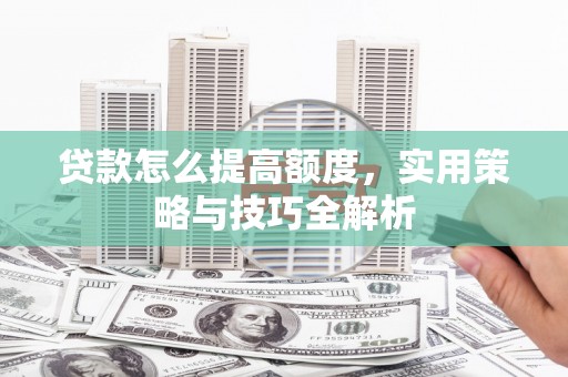 苓雅贷款怎么提高额度，实用策略与技巧全解析