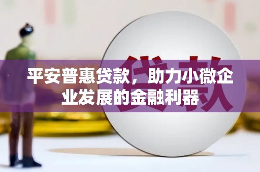 苓雅平安普惠贷款，助力小微企业发展的金融利器