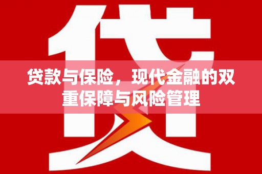 苓雅贷款与保险，现代金融的双重保障与风险管理