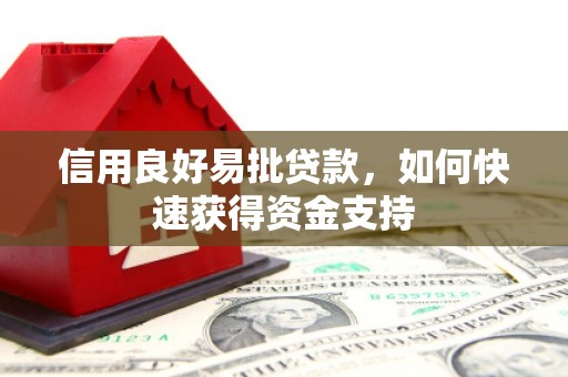 苓雅信用良好易批贷款，如何快速获得资金支持