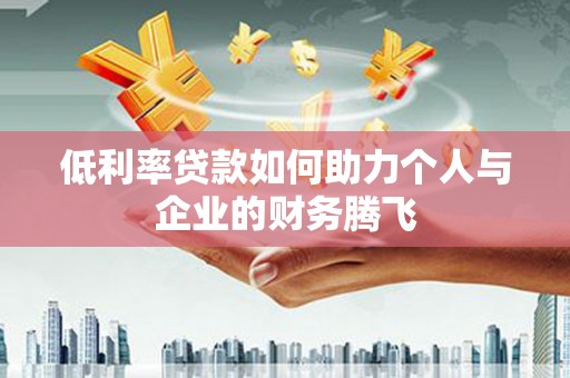 苓雅低利率贷款如何助力个人与企业的财务腾飞