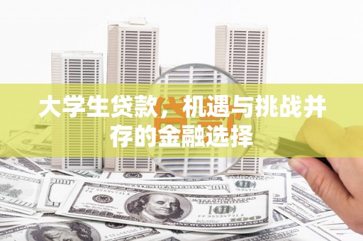 苓雅大学生贷款，机遇与挑战并存的金融选择