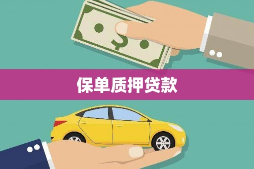 苓雅保单质押贷款