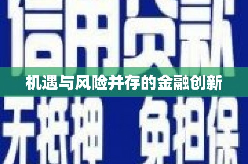 苓雅机遇与风险并存的金融创新