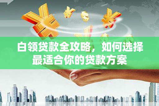苓雅白领贷款全攻略，如何选择最适合你的贷款方案