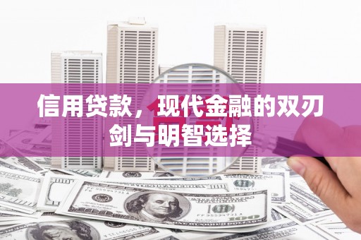 苓雅信用贷款，现代金融的双刃剑与明智选择